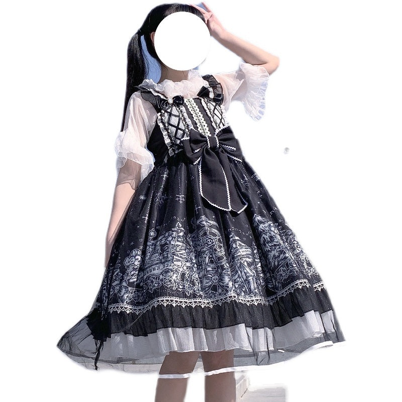 Slim Lolita Dreamland Amusement Park Cute Big Skirt Jsk Dress