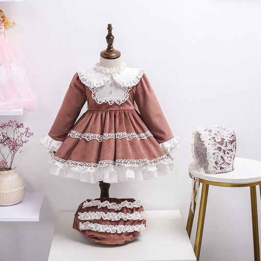 Dulces y encantadores vestidos nuevos de primavera para niñas