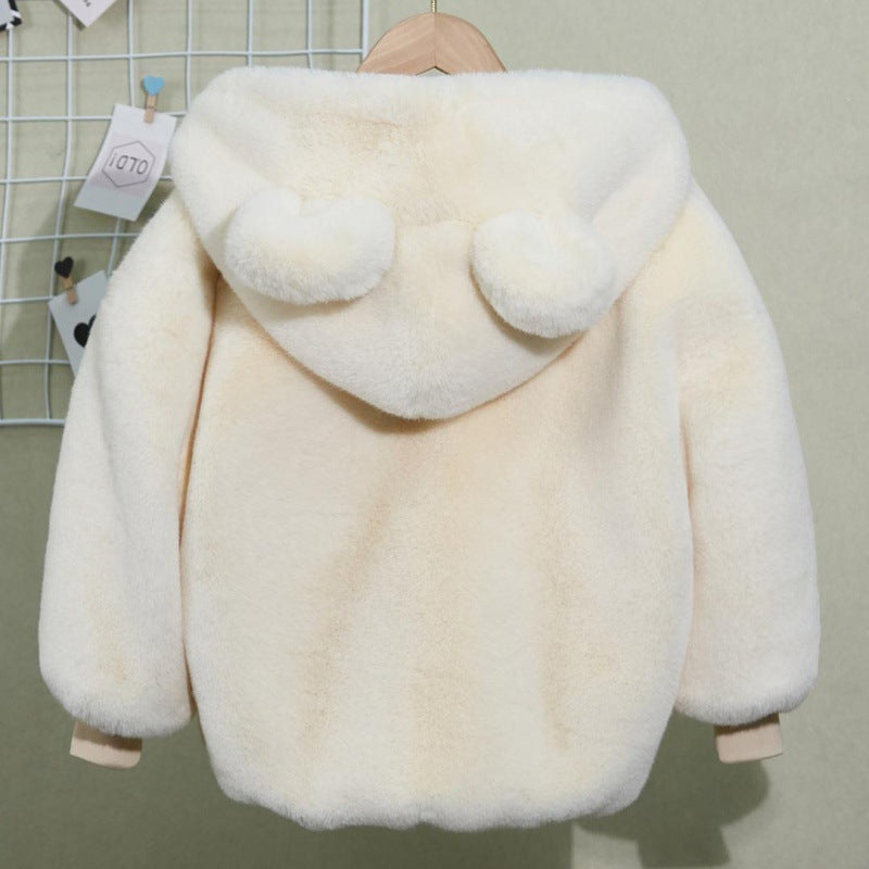 Autumn And Winter Thickening Children's Fur Mink Fur