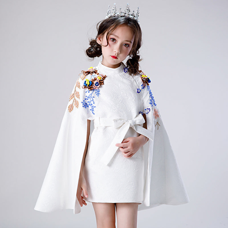 Children's Dress Princess Fashion White