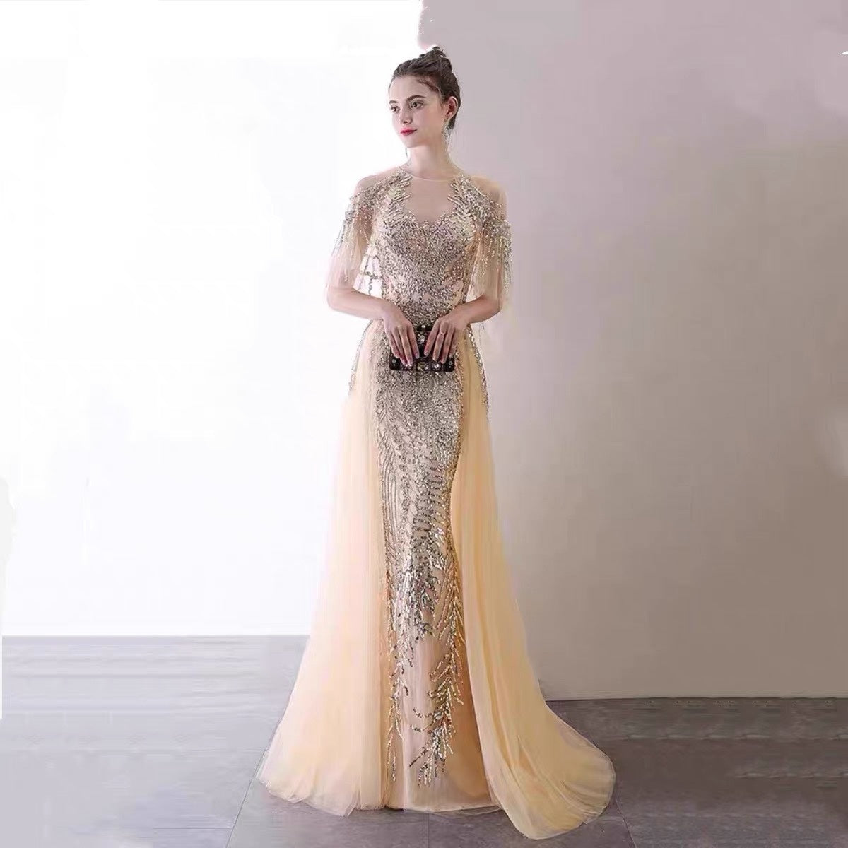 Women's Fashion Heavy Party Evening Dress