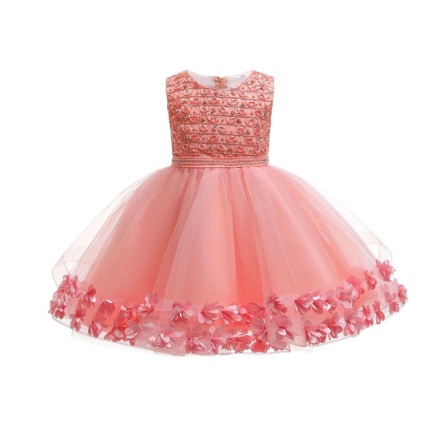 Tutu Skirt Girls Birthday Piano Performance Princess Dress