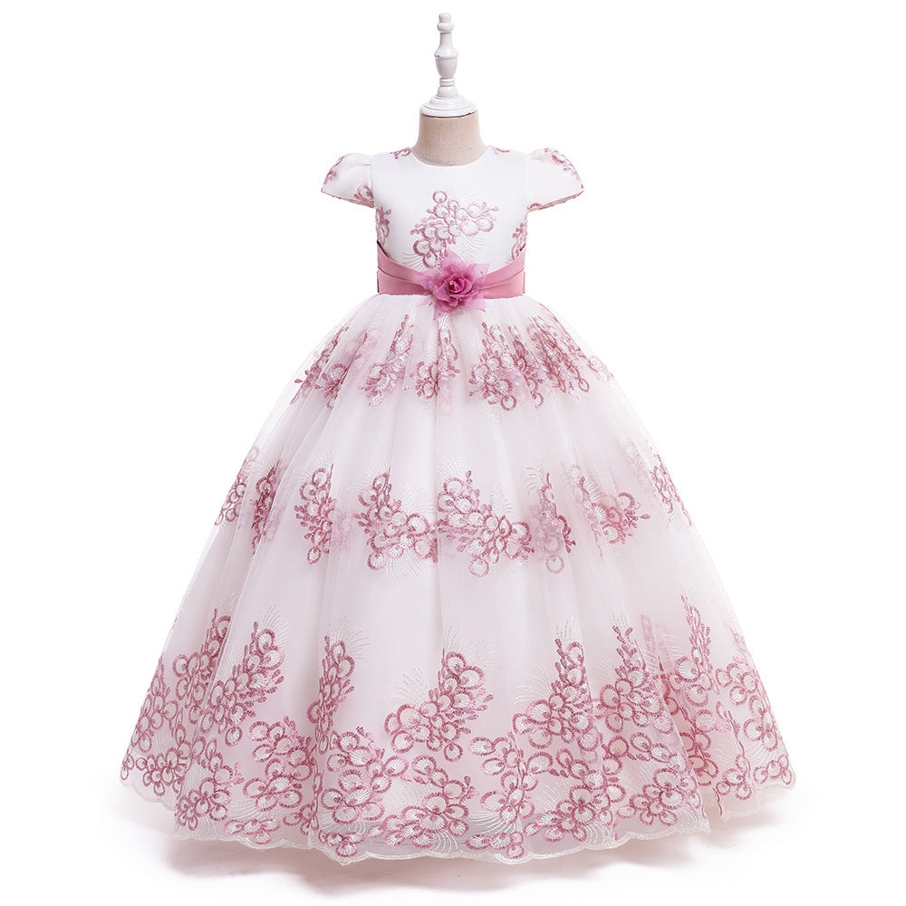 Vestido de princesa de cumpleaños de moda para niña