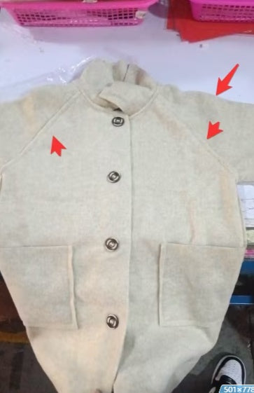 Manteau en laine pour enfants pour l'automne et l'hiver