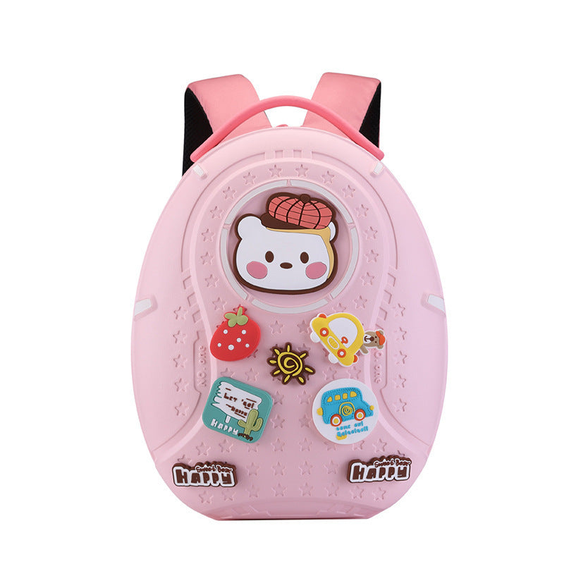 Bolso de escuela de la mochila de los niños de DIY de la historieta de moda