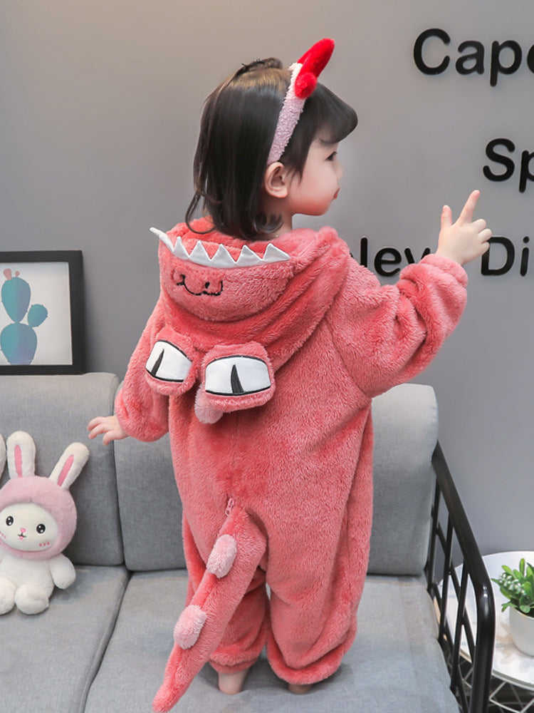 Girls Fashion Casual Facecloth Loungewear Pajamas