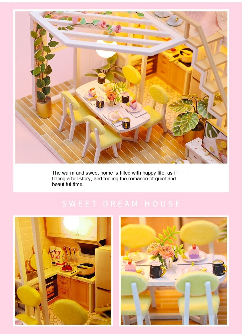 DIY Cottage Honey Time Creative Manual Assembly Model