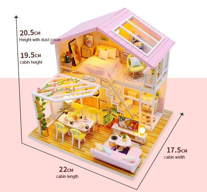 DIY Cottage Honey Time Creative Manual Assembly Model