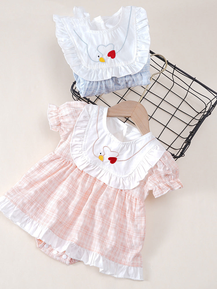 Summer Baby Girl Cute Plaid Skirt