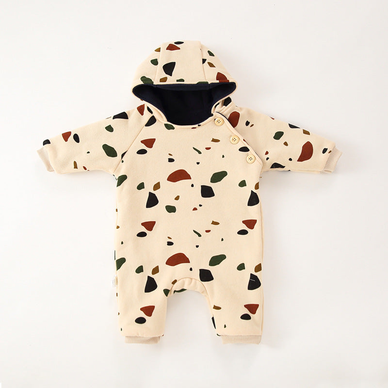 Baby Double Layer Padded And Thickened Onesie