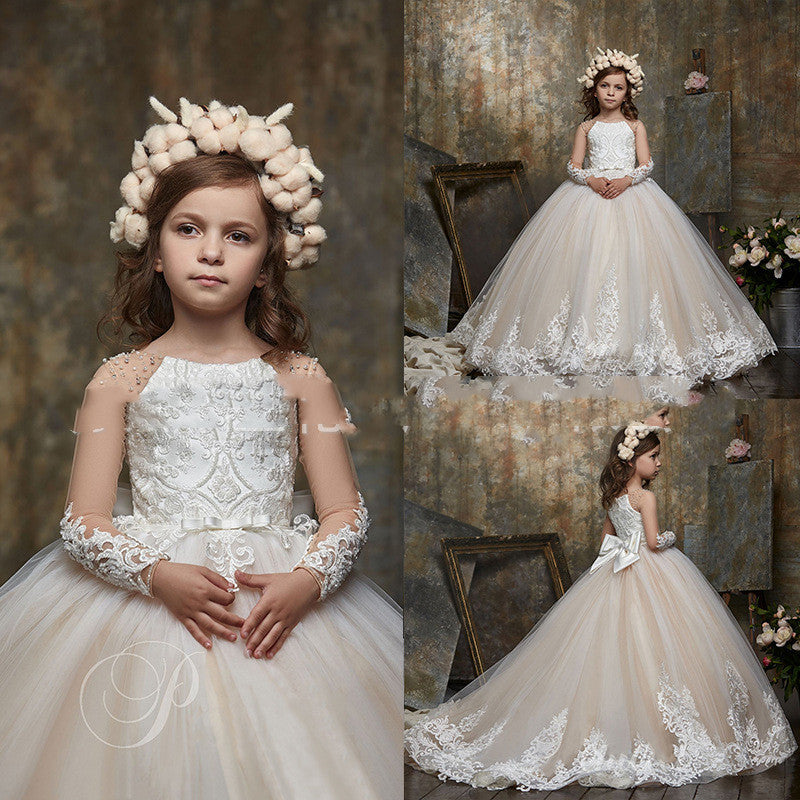 Robe de soirée Tutu en Tulle pour filles, modèle d'anniversaire, défilé