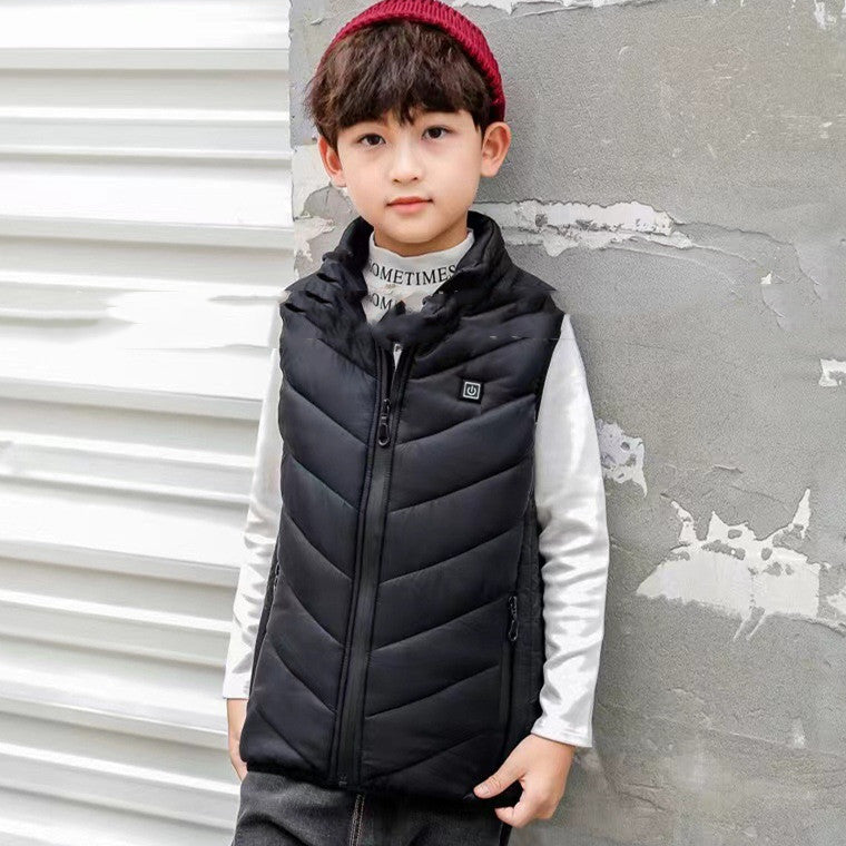 Gilet chauffant chaud pour enfants chauffage intelligent à température constante