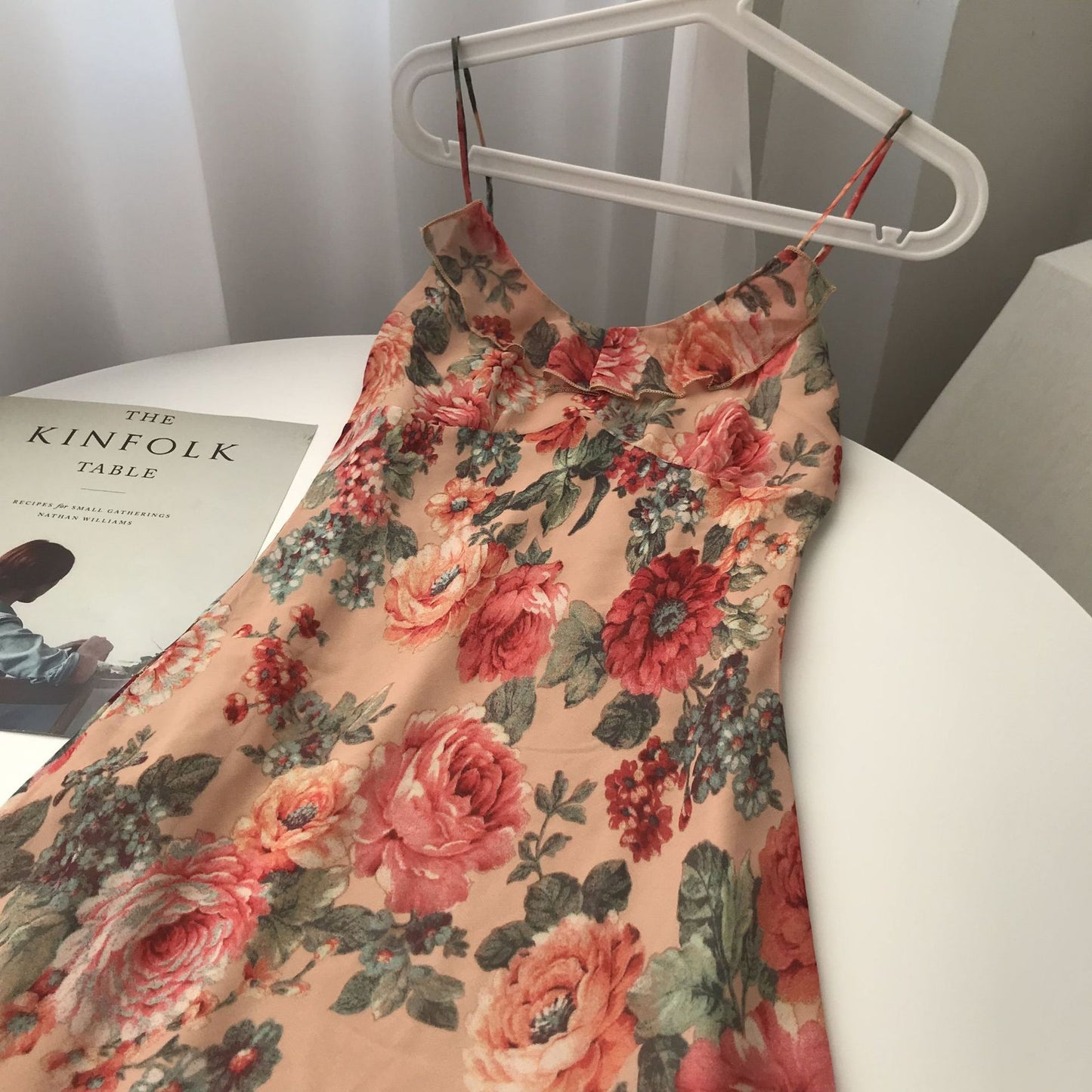 Vestido camisola floral con temperamento a la moda para mujer