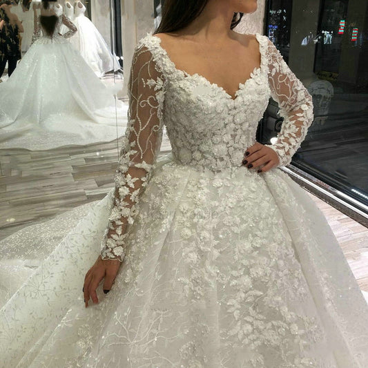 Vestido de noche de boda para mujer