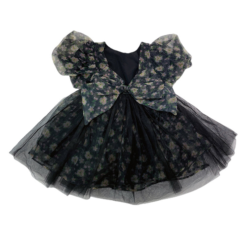 Robe à fleurs fragmentées à la mode pour filles et enfants