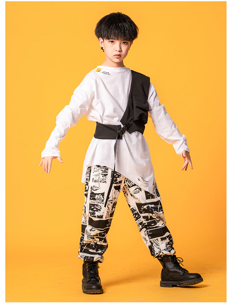 Children's Hip-hop Suits Hip-hop Personality Handsome Costumes