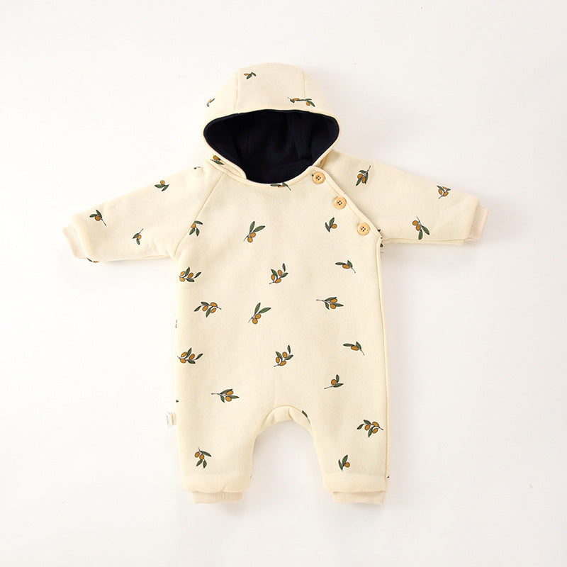 Baby Double Layer Padded And Thickened Onesie