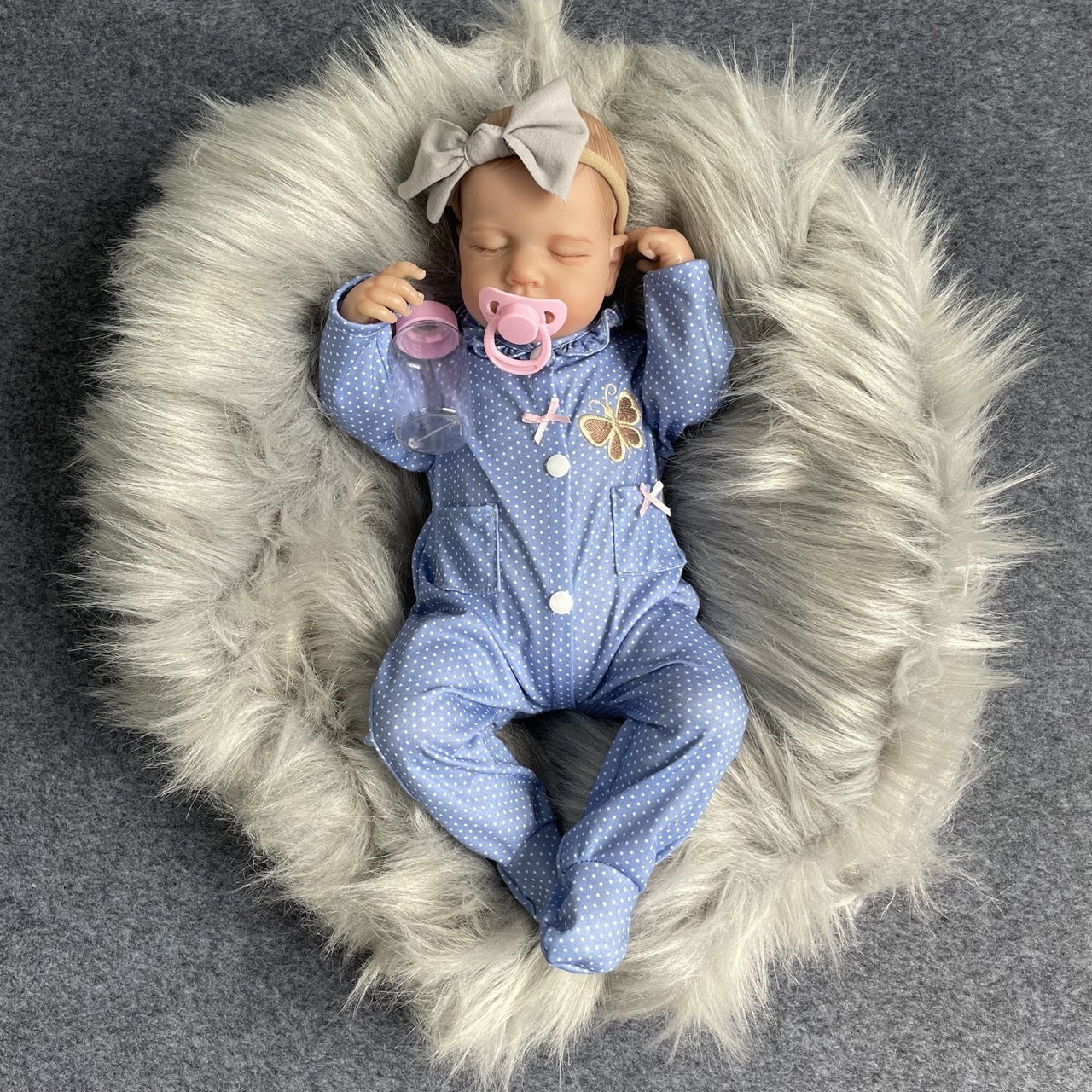 19-inch Reborn Doll 3D Exquisite Painted Simulation Baby