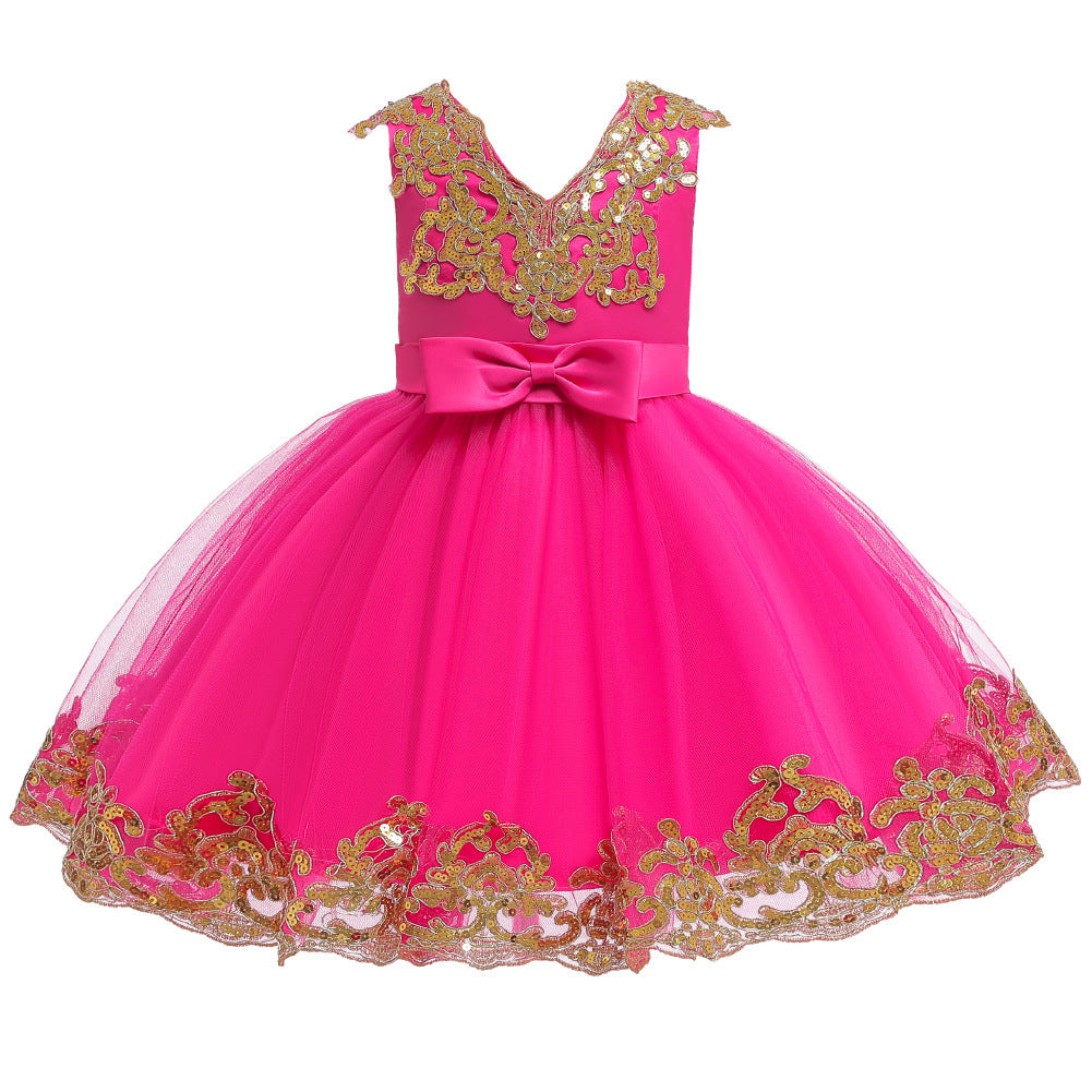 Children's Dress Princess Sequins Tulle Tutu Skirt