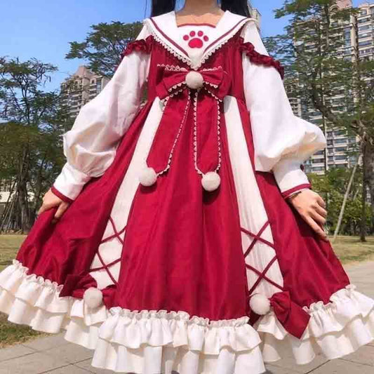 Japanese Cute Soft Girl Lolita Dress