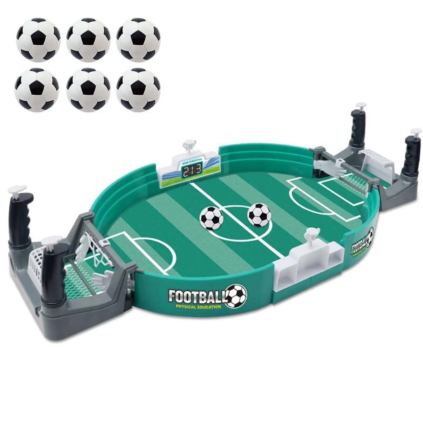 Juego interactivo de mesa de fútbol, ​​mini juego de fútbol de mesa para niños, juego de mesa interactivo de deportes familiares de coordinación mano-ojo entre padres e hijos