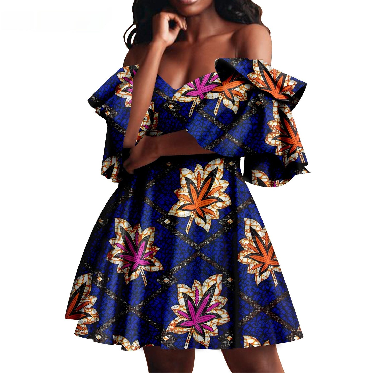 Robe de soirée pour femmes d'été africaine