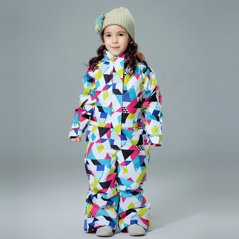 Children's Ski Suit One-piece Style