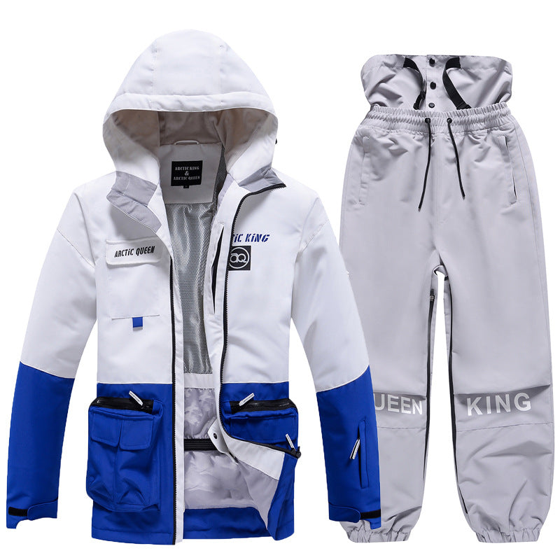 Ski Suit Men And Women Couple Models Warm Thickened