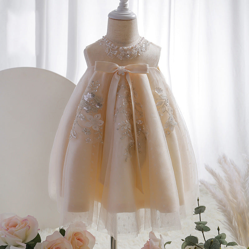 Children's Lovely Fashion Puffy Yarn Dress