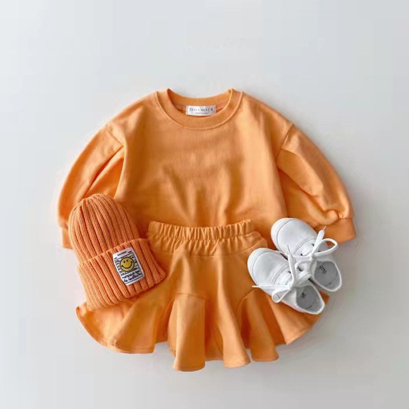 Vêtements à la mode costume bébé loisirs vêtements pour enfants couleur bonbon