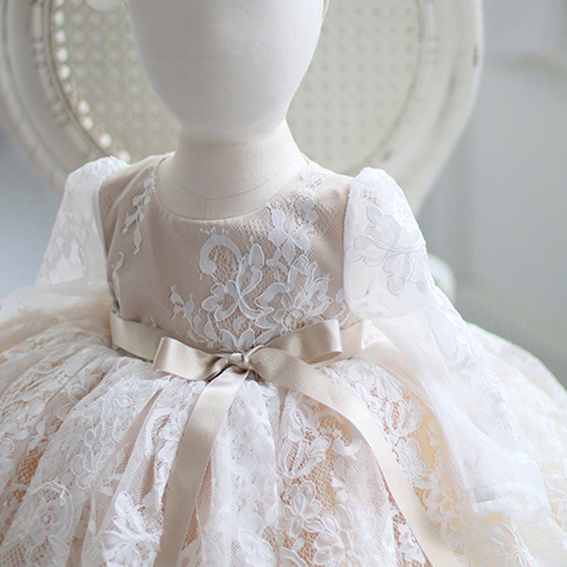 Robe princesse à manches longues pour bébé