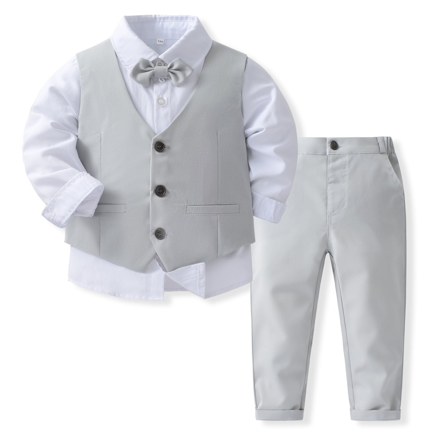 Baby Banquet Party Gentleman Collar Vest Set