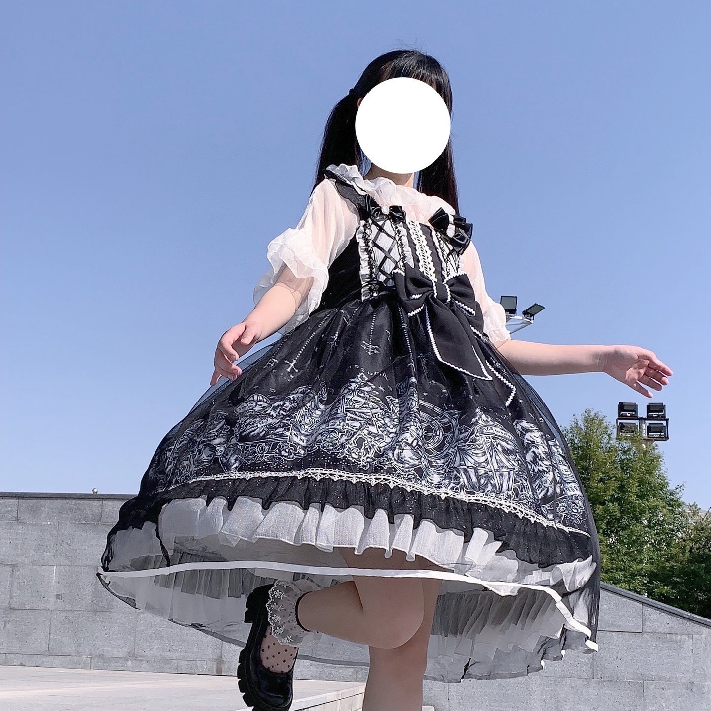 Slim Lolita Dreamland Amusement Park Cute Big Skirt Jsk Dress