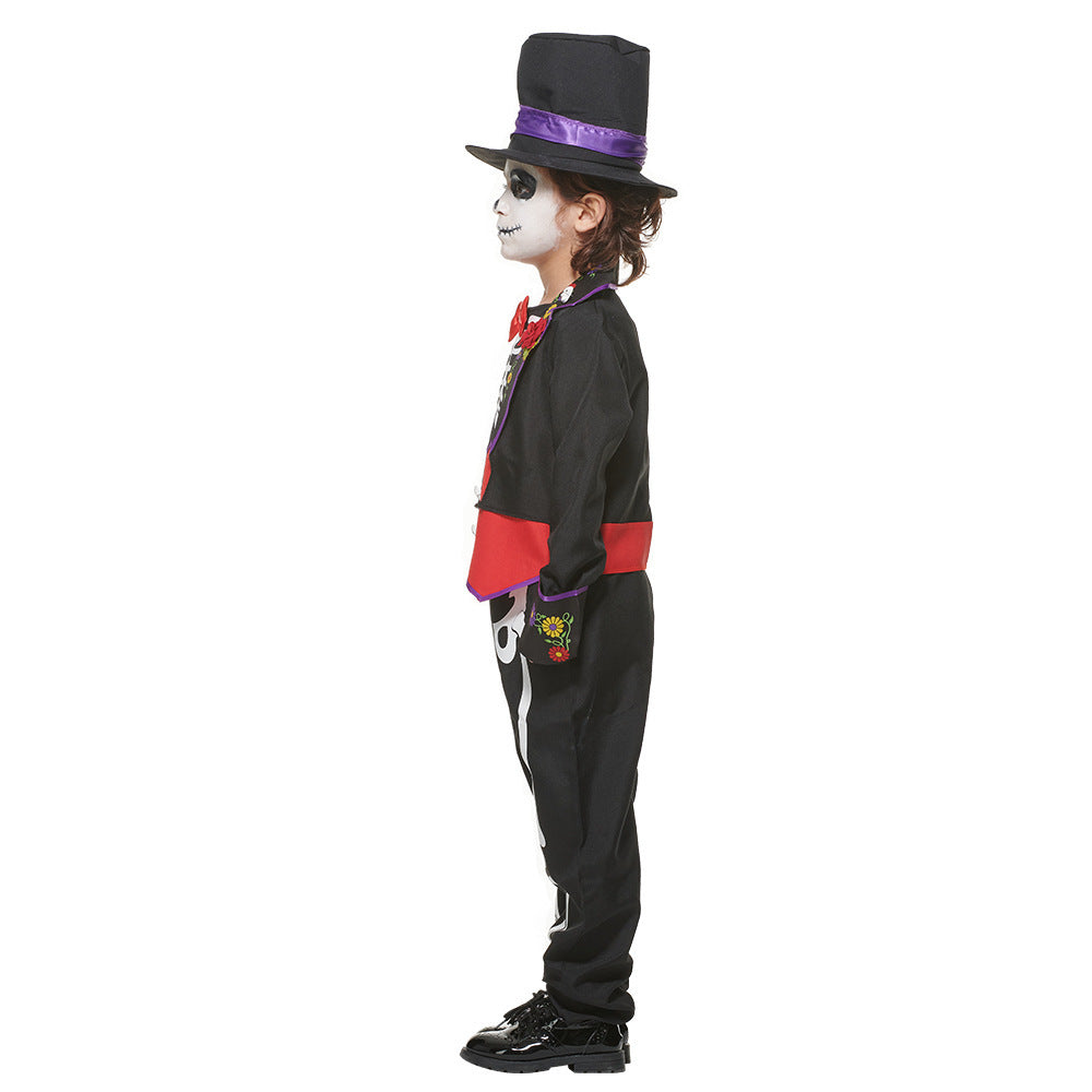 Day Of The Dead Little Boy Play Costume Party