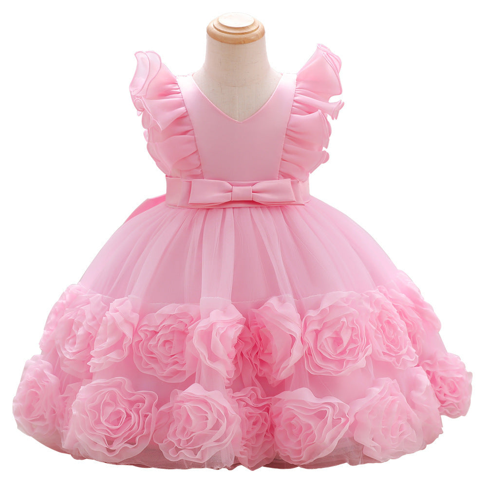 Robe de princesse gilet pour enfants filles