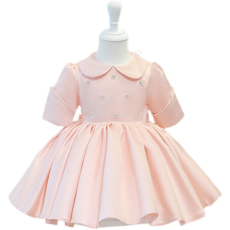 Robe de petite hôte jouant du piano pour fille