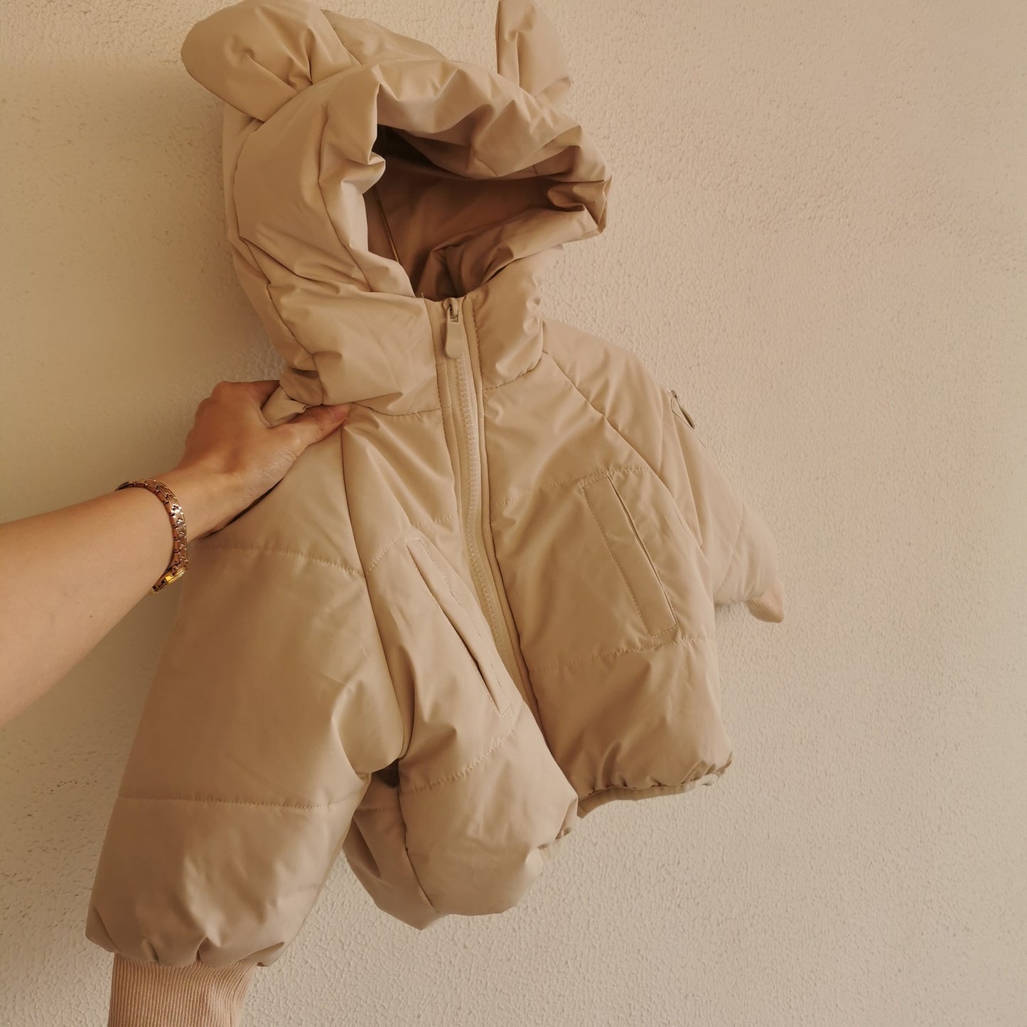 Manteau rembourré en coton épais pour hommes et femmes, pardessus pour enfants