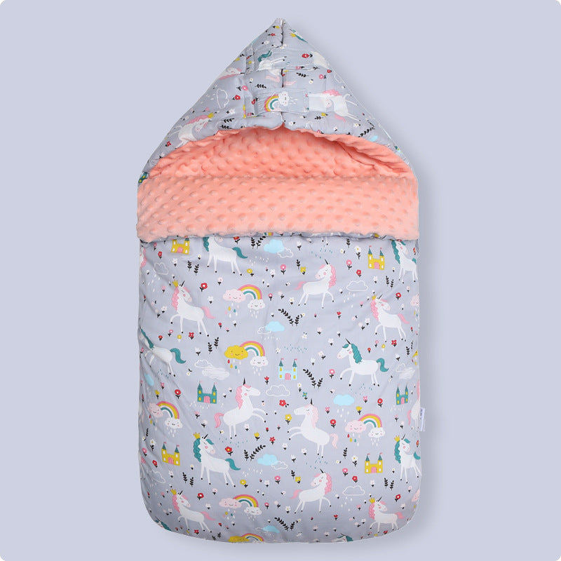 Sac de couchage enfant sautant anti-surprise en coton pour bébé