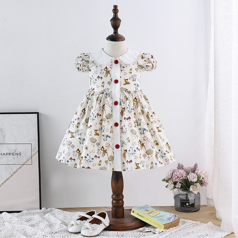 Jupe Florale Robe De Princesse Douce Et Mignonne