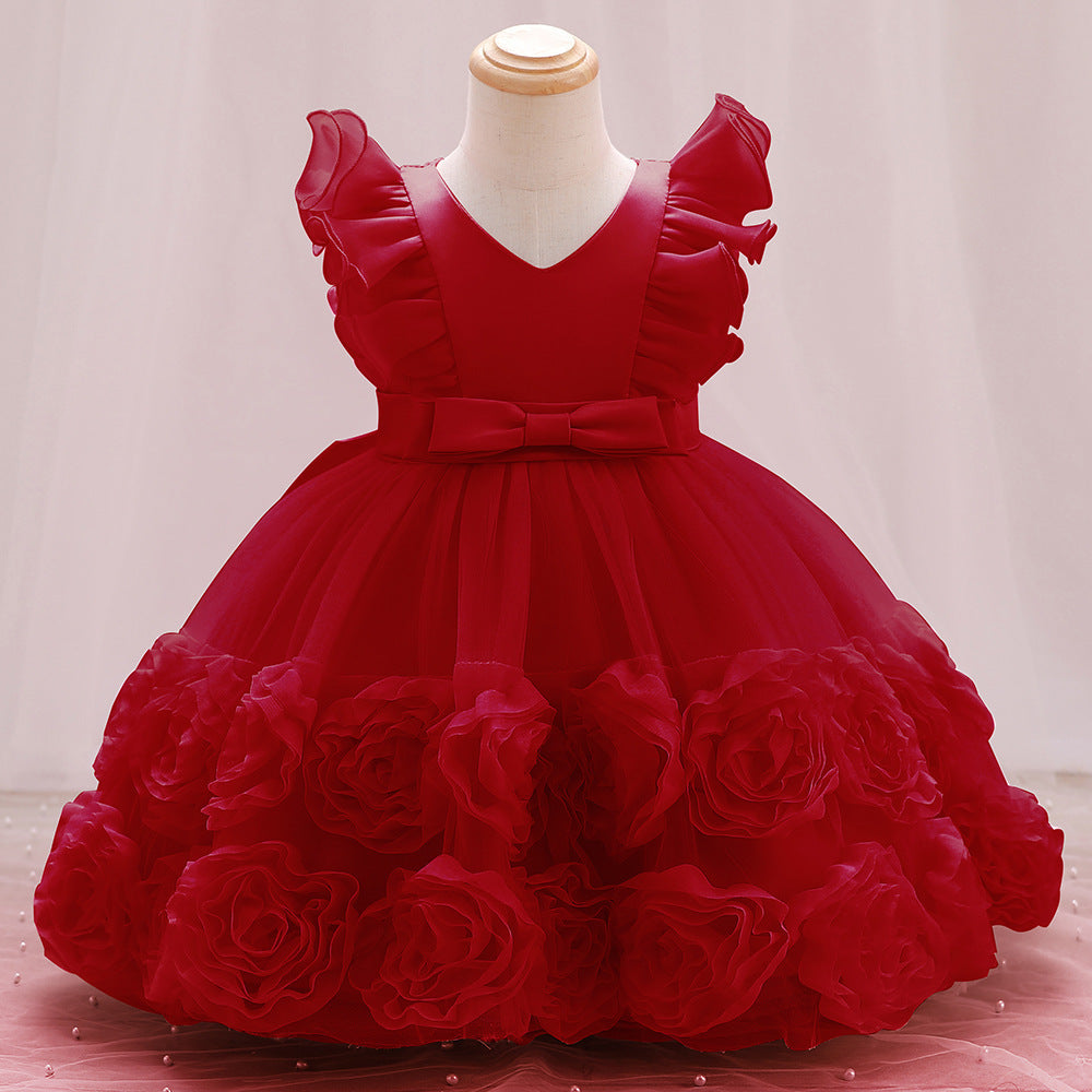 Robe de princesse gilet pour enfants filles