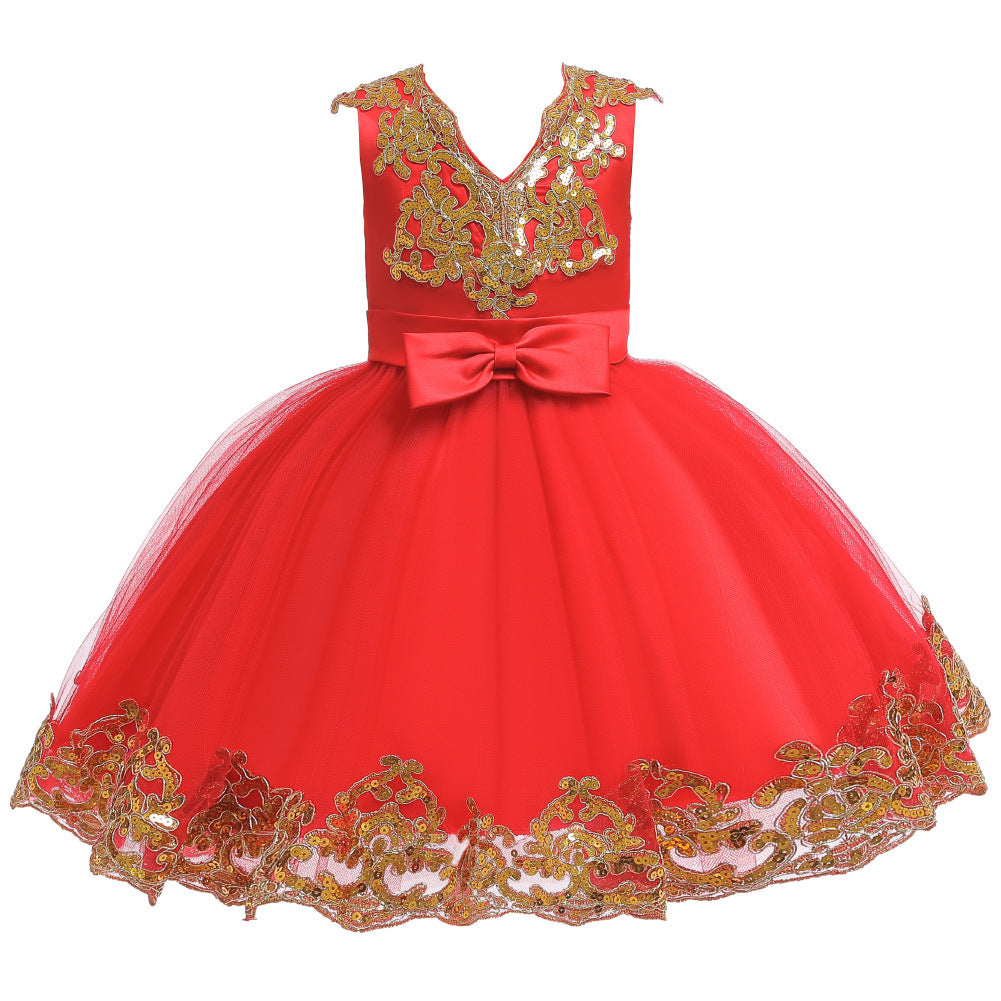 Children's Dress Princess Sequins Tulle Tutu Skirt