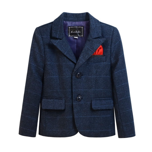 Boys' Suit Handsome Children's Single Suit Jacket Korean Style Solid Color