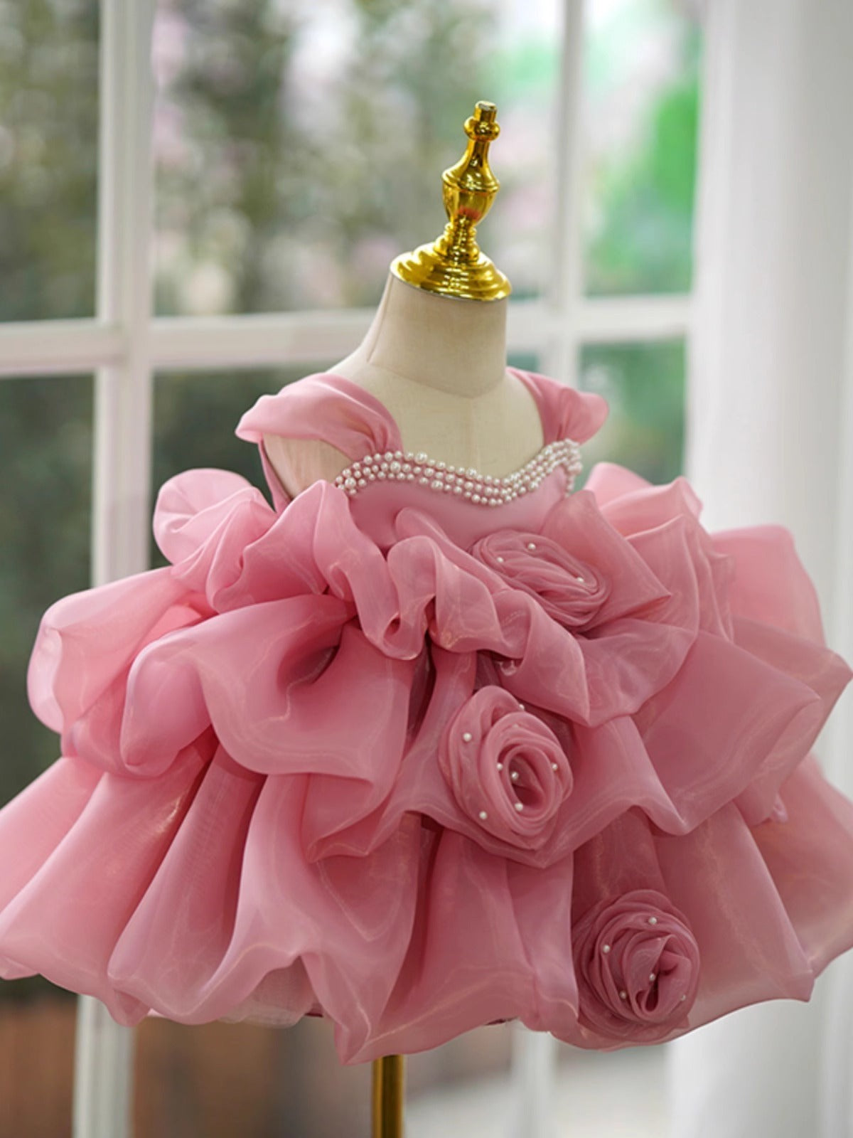 Children Full-year Evening Gown Pettiskirt