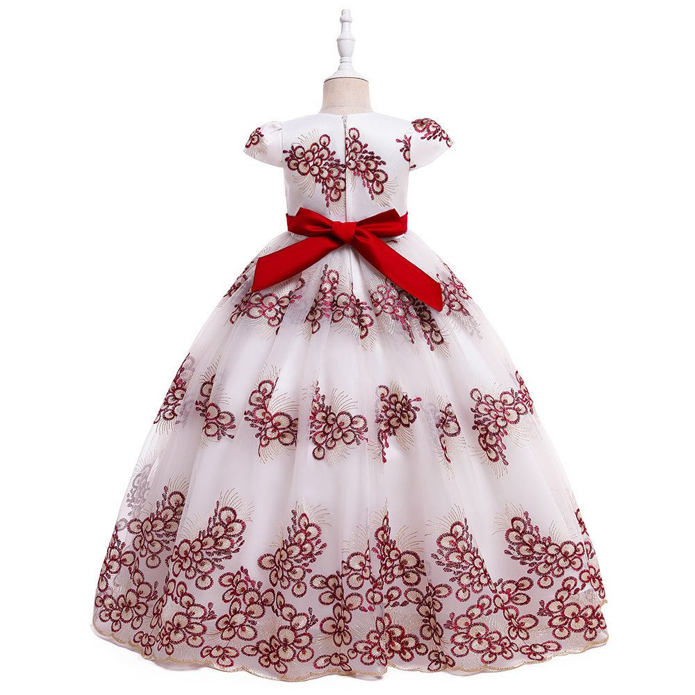 Vestido de princesa de cumpleaños de moda para niña